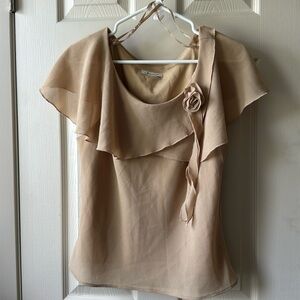 Jessica Tan Beige Top Medium?